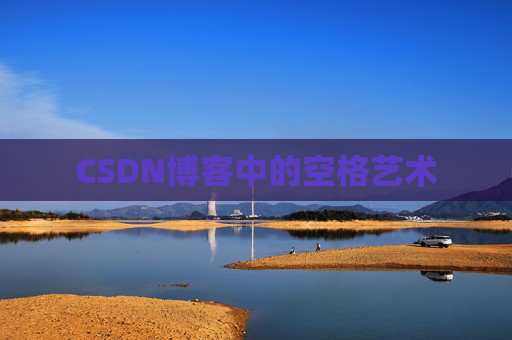 CSDN博客中的空格艺术